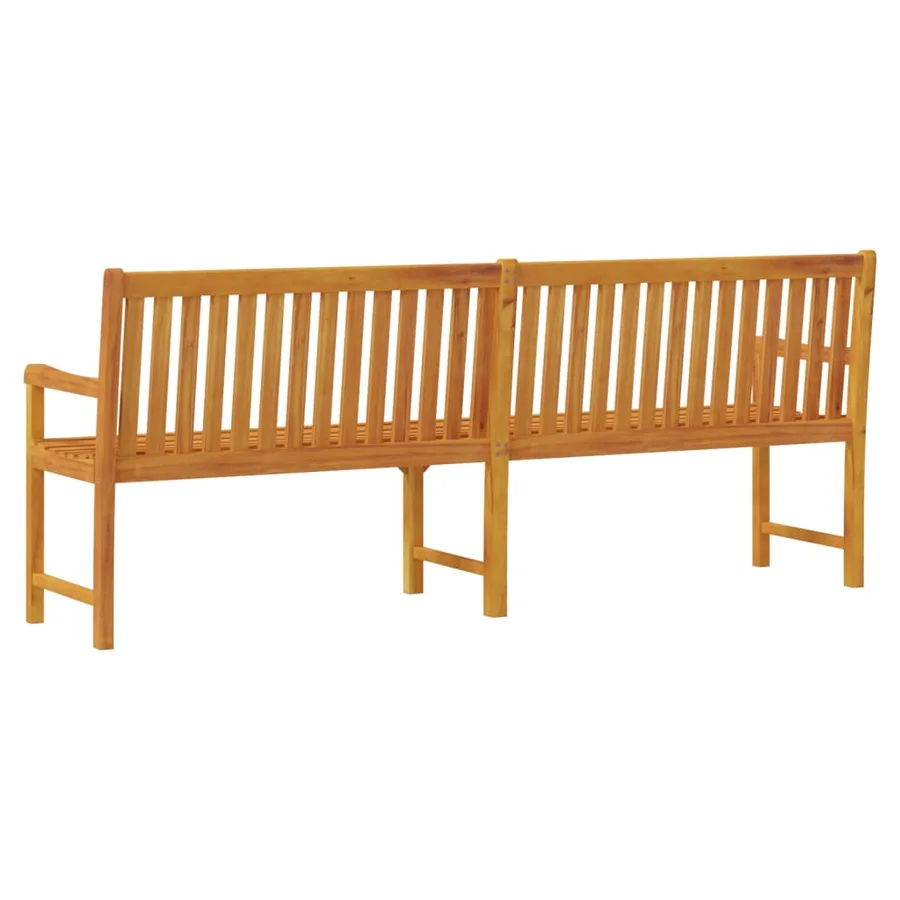 Banc de jardin 219 cm Bois d'acacia solide - 5