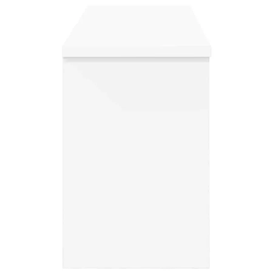 Porte-manteau mural Blanc 80 x 20 x 30 cm Bois d'ingénierie - 7
