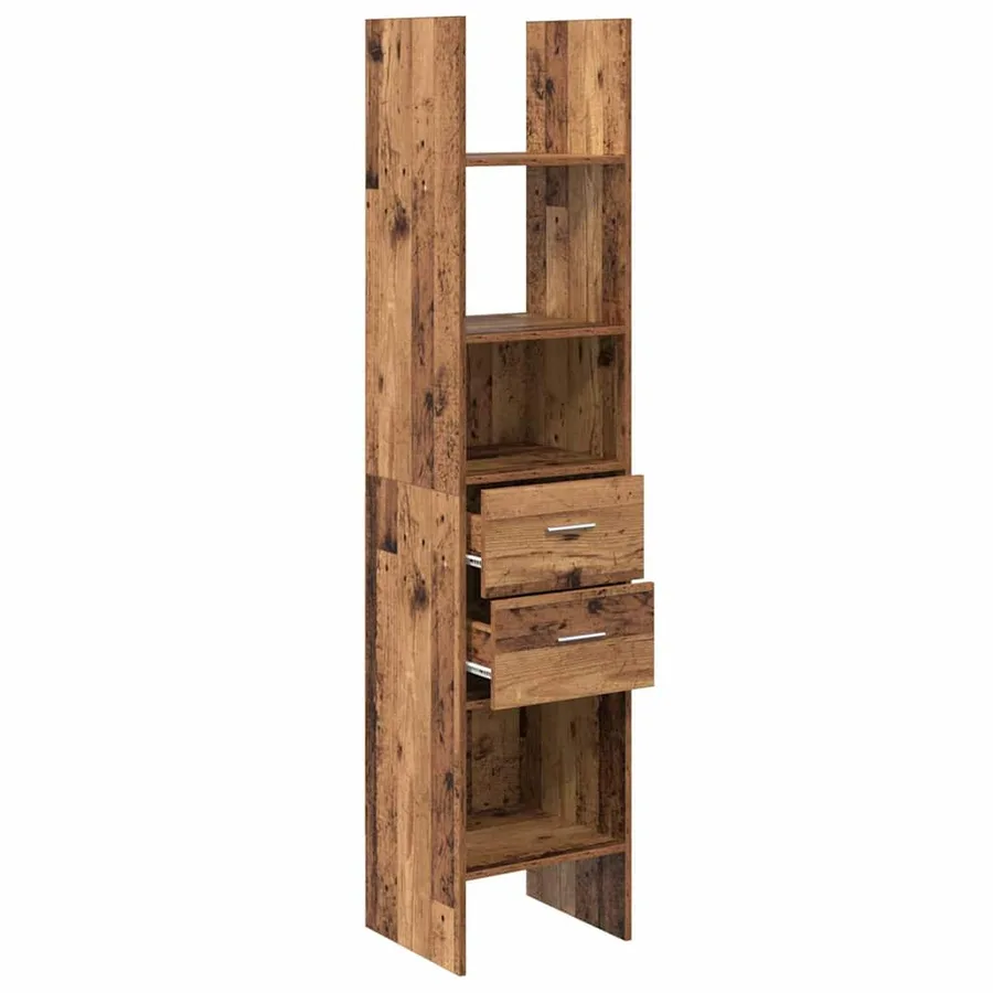 Bibliothèque Bois ancien 40 x 35 x 180 cm Bois d'ingénierie - 5