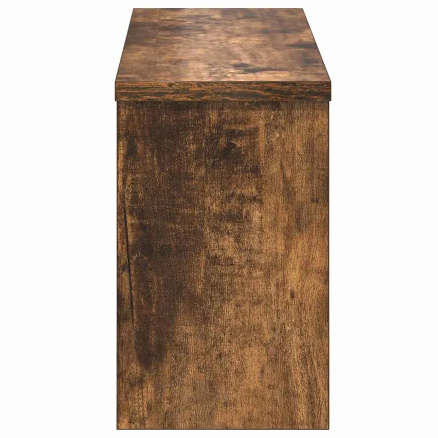 Porte-manteau mural avec étagère Chêne fumé 50 x 16 x 26 cm - 6