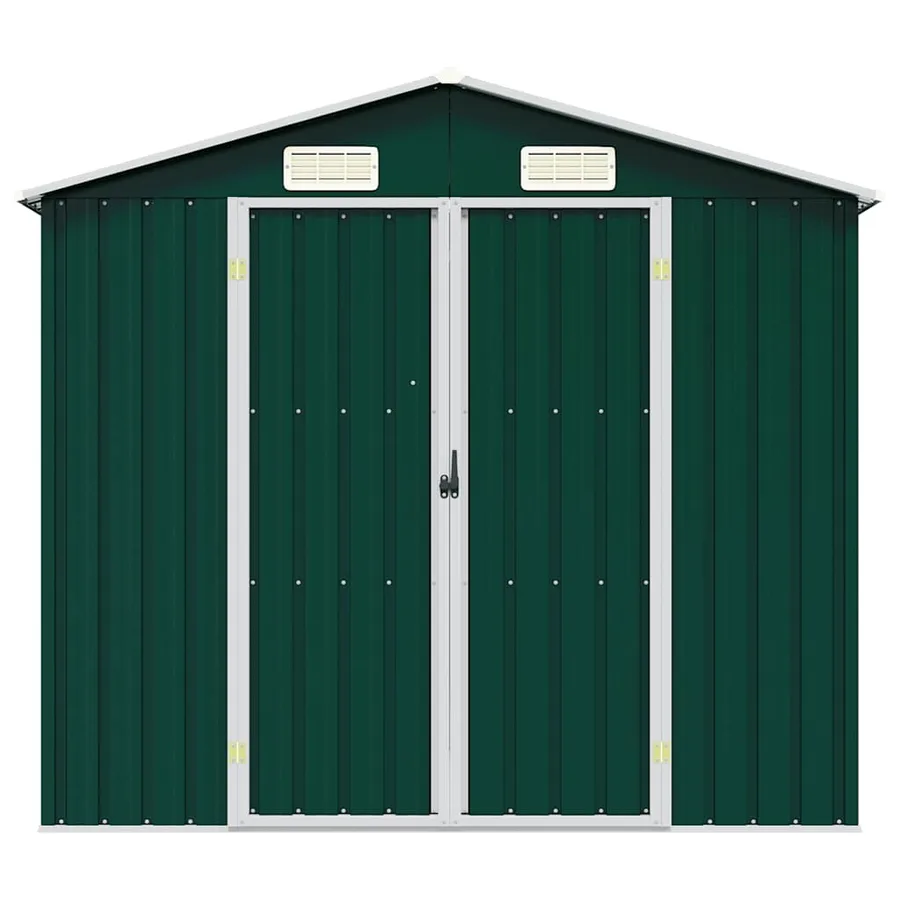 Abri de jardin Vert 205x129x183 cm Métal galvanisé - 4
