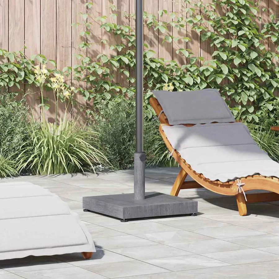 Pied de parasol Aspect Bois Gris Foncé 45 x 45 x 31,5 cm