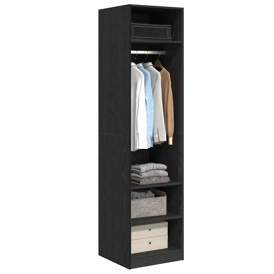 Armoire Chêne noir 50 x 50 x 200 cm Bois d'ingénierie - 3