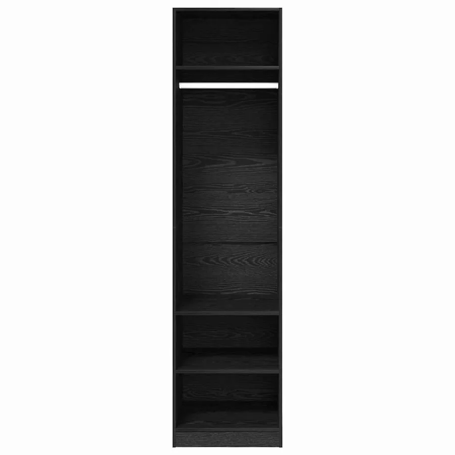 Armoire Chêne noir 50 x 50 x 200 cm Bois d'ingénierie - 5