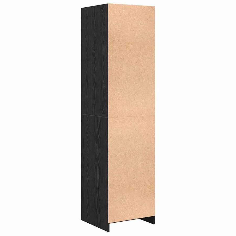 Armoire Chêne noir 50 x 50 x 200 cm Bois d'ingénierie - 7