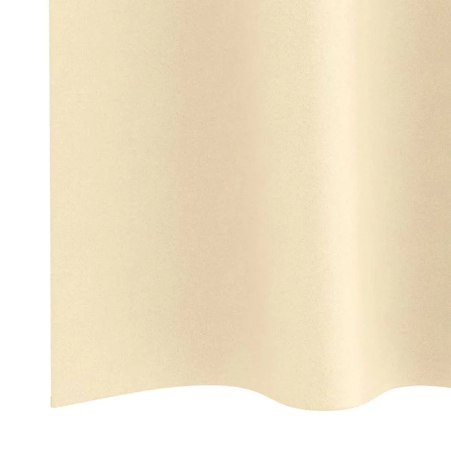 Rideaux occultants avec anneaux 2 pcs Crème 140 x 140 cm - 6