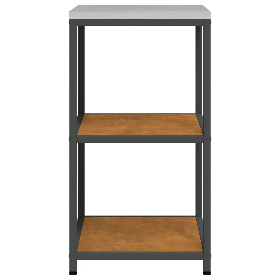 Rangement de cuisine HATTEM Rouillé 60 x 50 x 92 cm Acier - 9