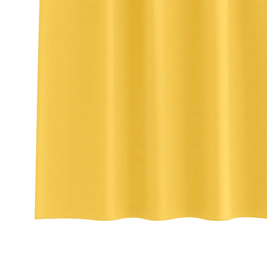 Rideaux occultants avec anneaux 2 pcs Jaune moutarde - 6