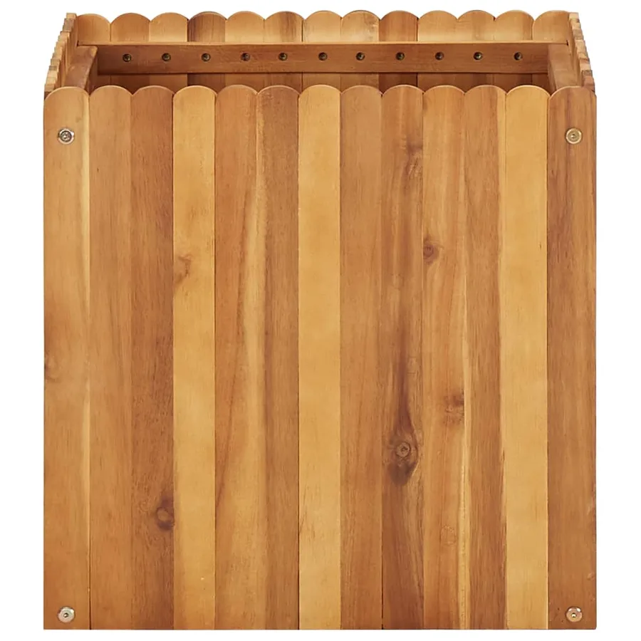 Lit surélevé de jardin 50x50x50 cm Bois massif d'acacia - 2