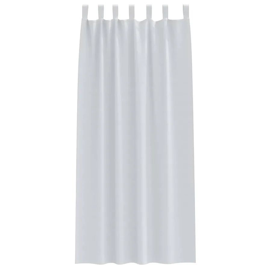 Rideaux occultants avec anneaux 2 pcs Gris pâle 260 x 140 cm - 4