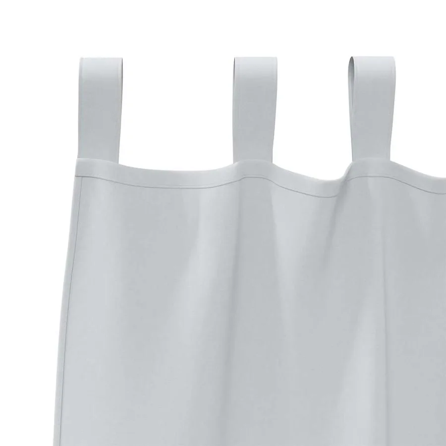 Rideaux occultants avec anneaux 2 pcs Gris pâle 260 x 140 cm - 5