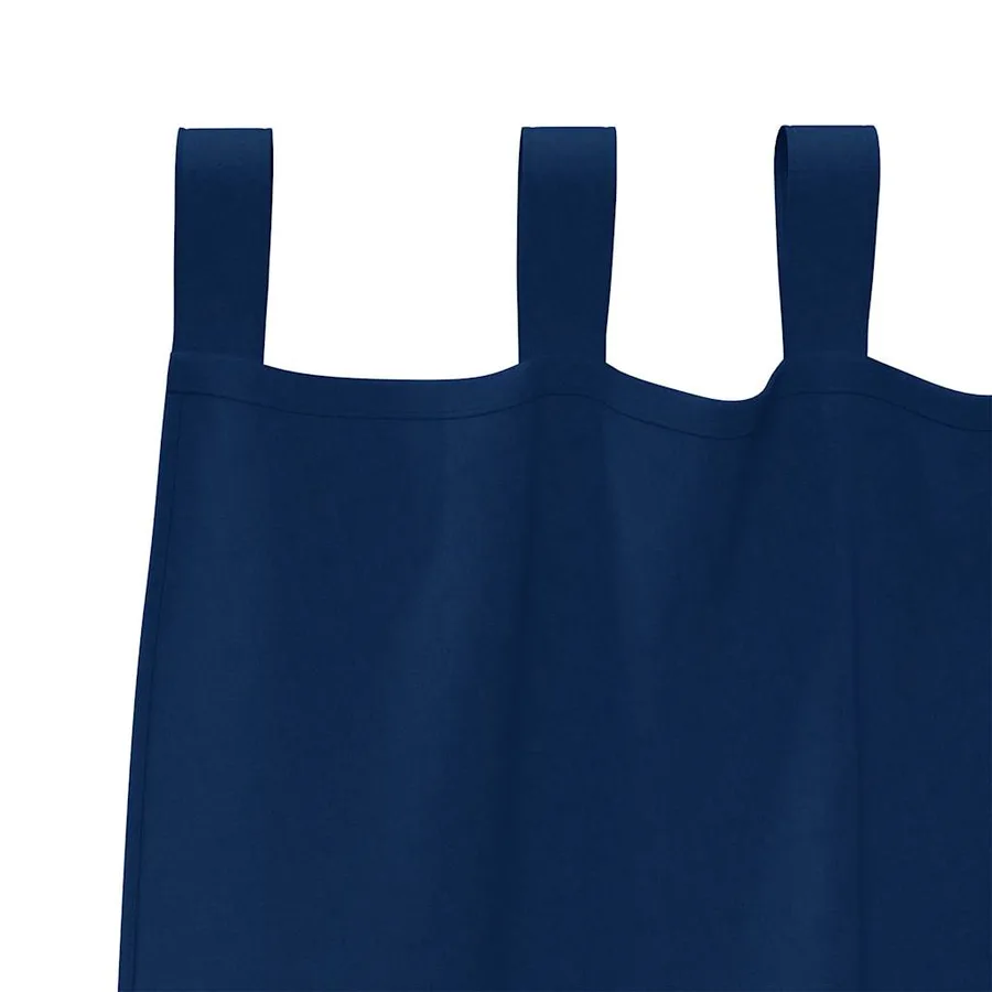 Rideaux occultants avec anneaux 2 pcs Bleu foncé 260 x 140 cm - 5