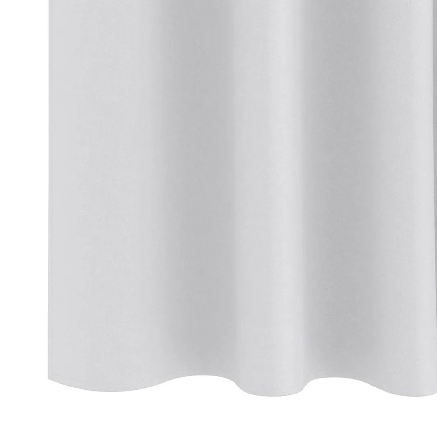 Rideaux occultants avec anneaux 2 pcs Gris pâle 245 x 140 cm - 6