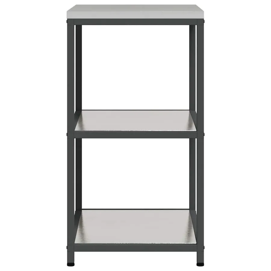 Rangement de cuisine HATTEM Argenté 60 x 50 x 92 cm Acier - 7