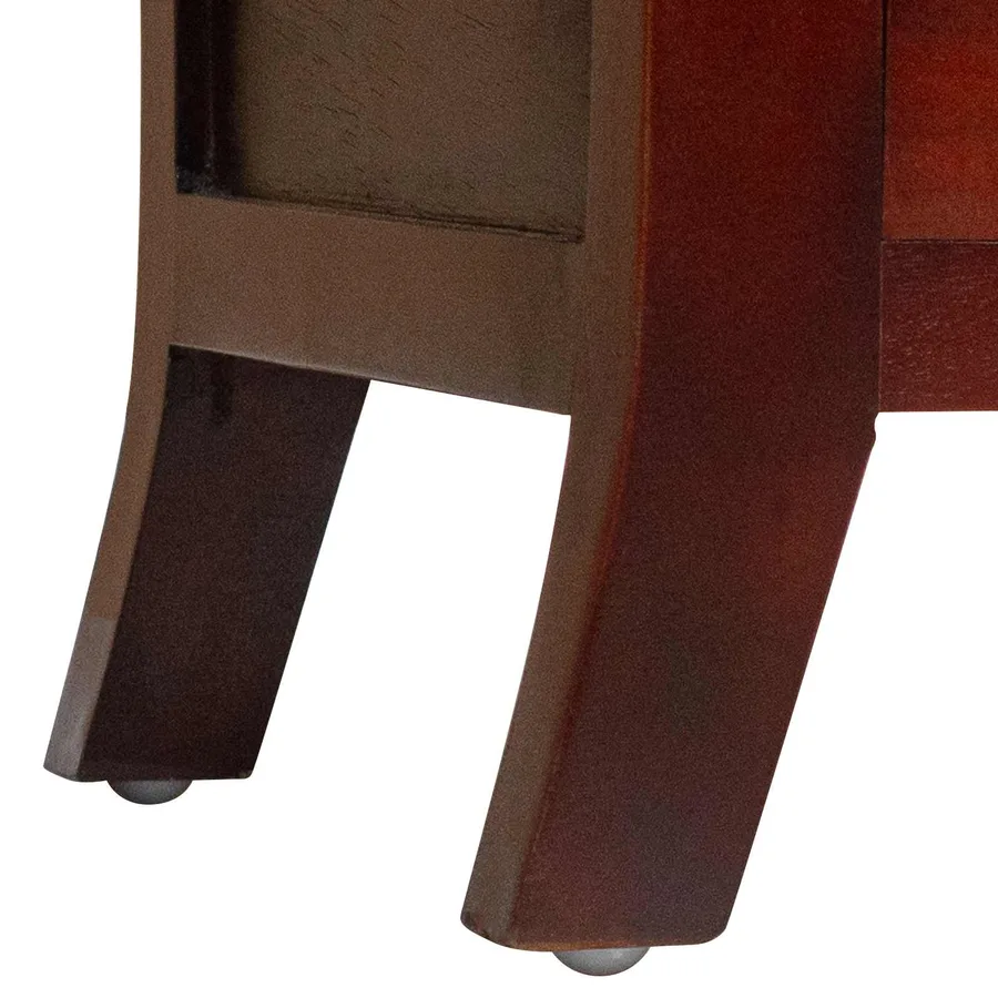 Cabinet de chevet avec tiroir Marron 40 x 40 x 45,5 cm - 8