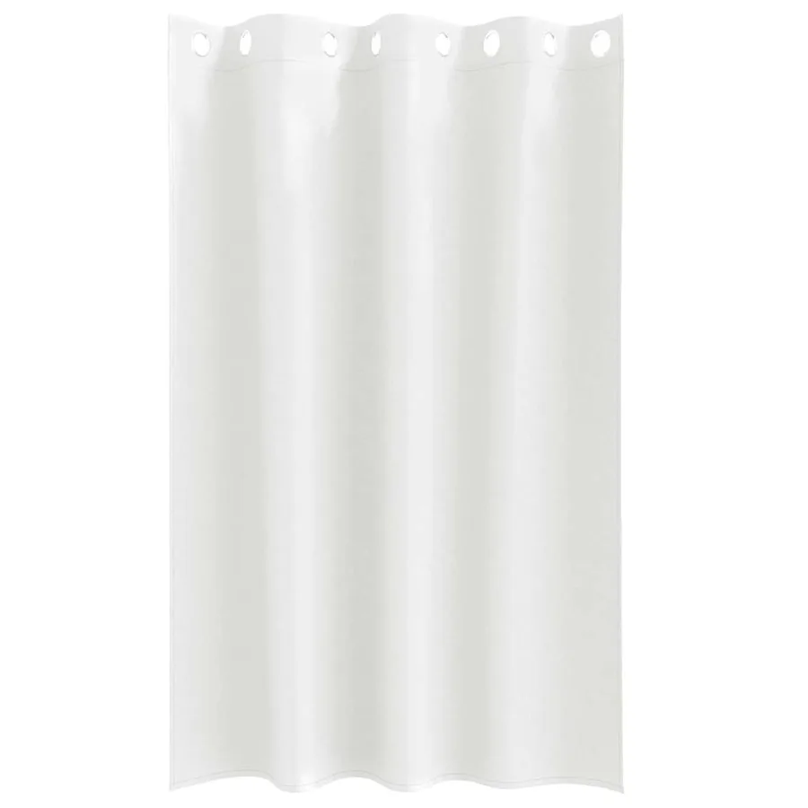 Rideaux occultants avec anneaux 2 pcs Blanc pur 175 x 140 cm - 4