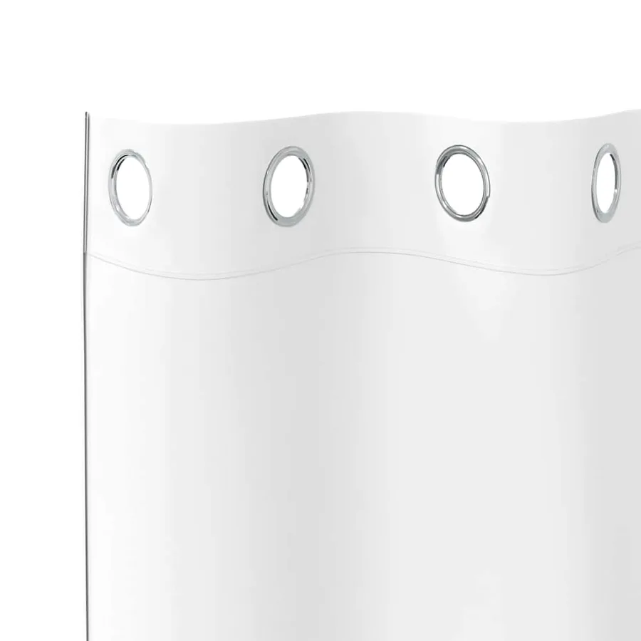 Rideaux occultants avec anneaux 2 pcs Blanc pur 175 x 140 cm - 5