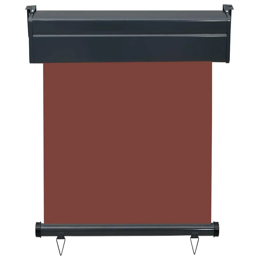 Auvent latéral de balcon 65x250 cm Marron - 4