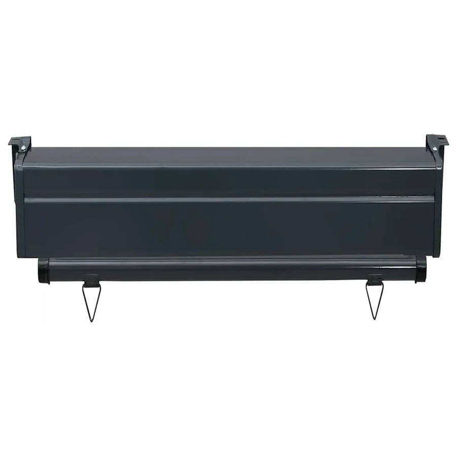 Auvent latéral de balcon 65x250 cm Marron - 6