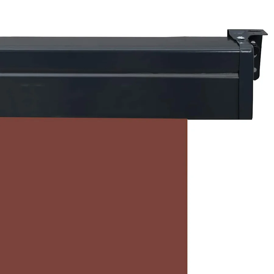 Auvent latéral de balcon 65x250 cm Marron - 7