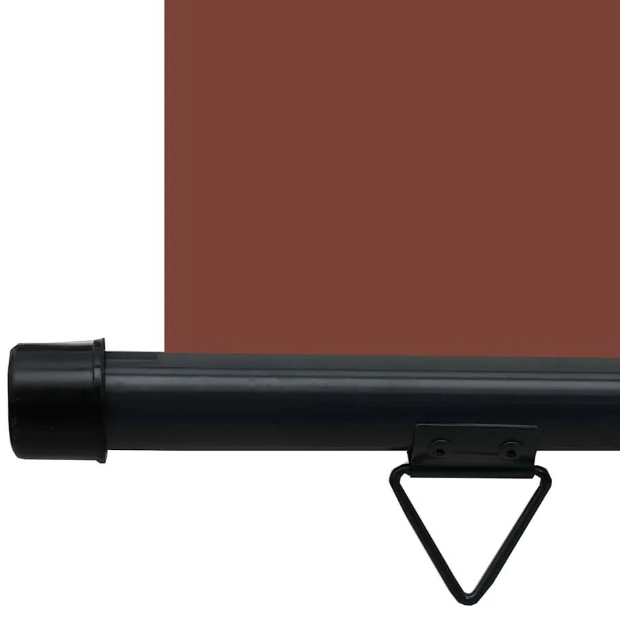 Auvent latéral de balcon 65x250 cm Marron - 8