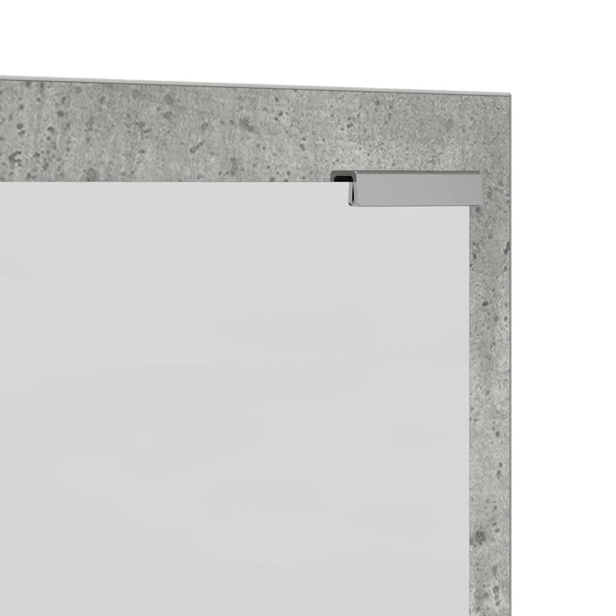 Porte-manteau mural Montage mural Gris béton 100 x 10 x 100 cm - 9