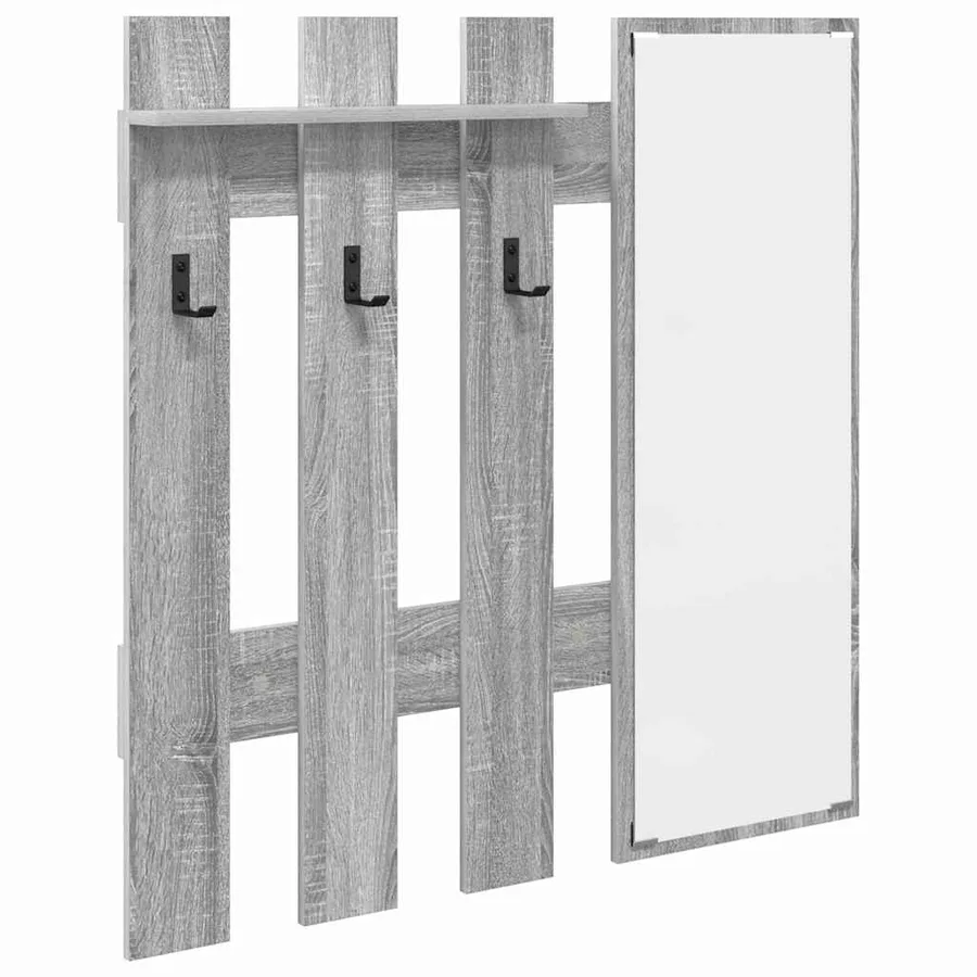 Porte-manteau mural Montage mural Gris Sonoma 100 x 10 x 100 cm - 2