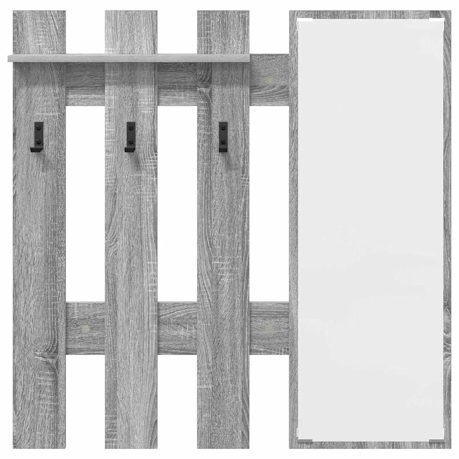 Porte-manteau mural Montage mural Gris Sonoma 100 x 10 x 100 cm - 5