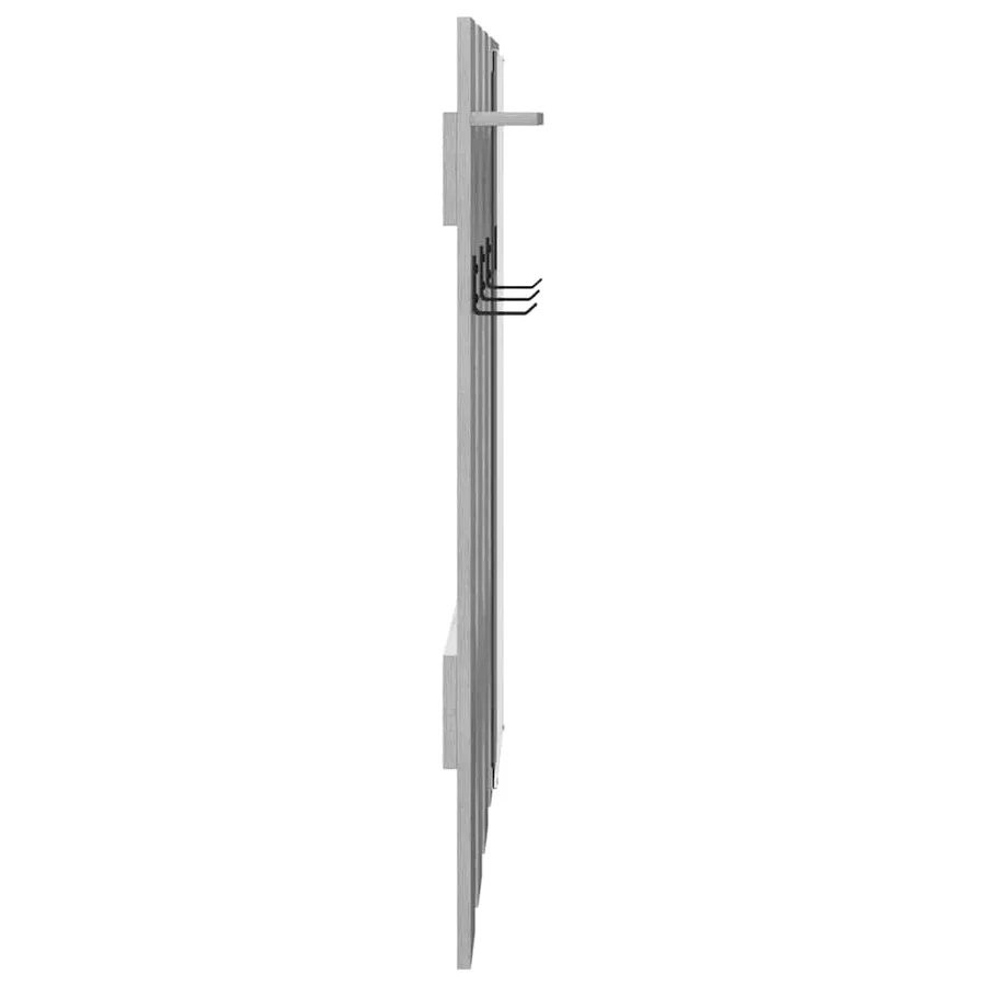 Porte-manteau mural Montage mural Gris Sonoma 100 x 10 x 100 cm - 6
