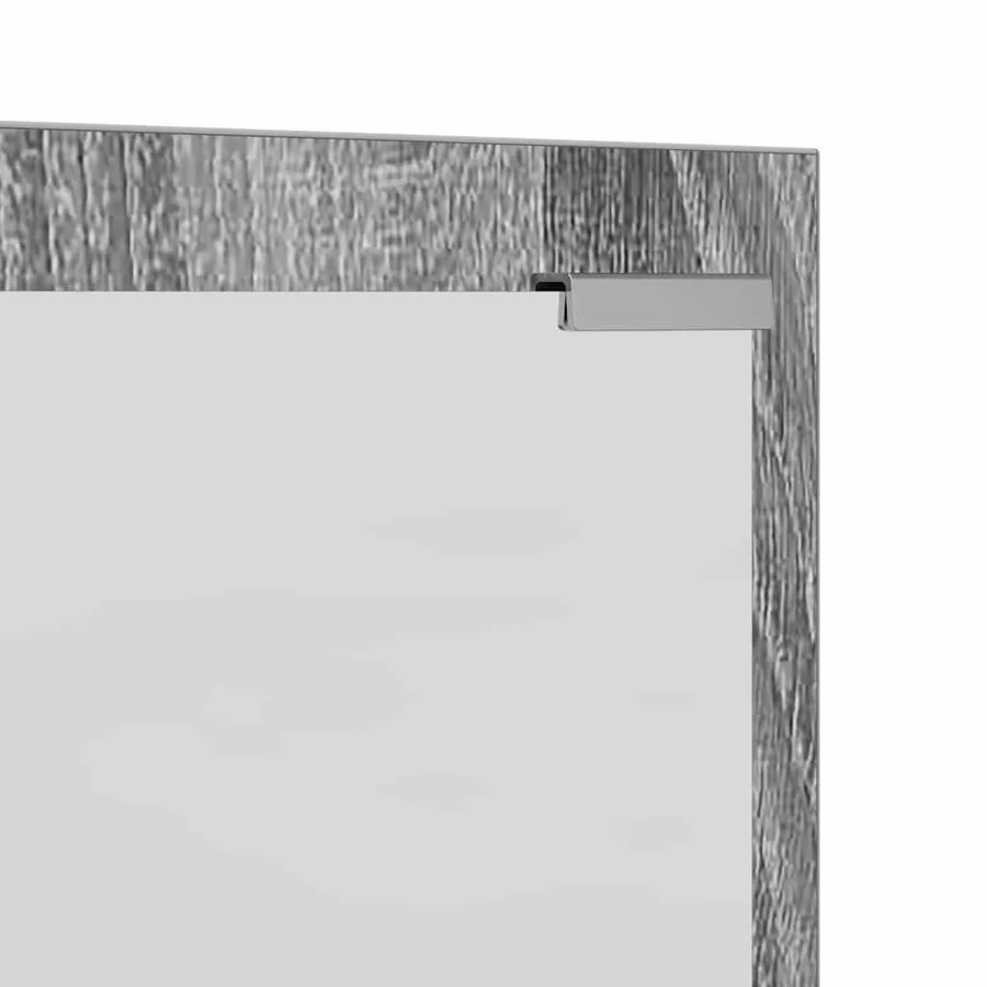 Porte-manteau mural Montage mural Gris Sonoma 100 x 10 x 100 cm - 9