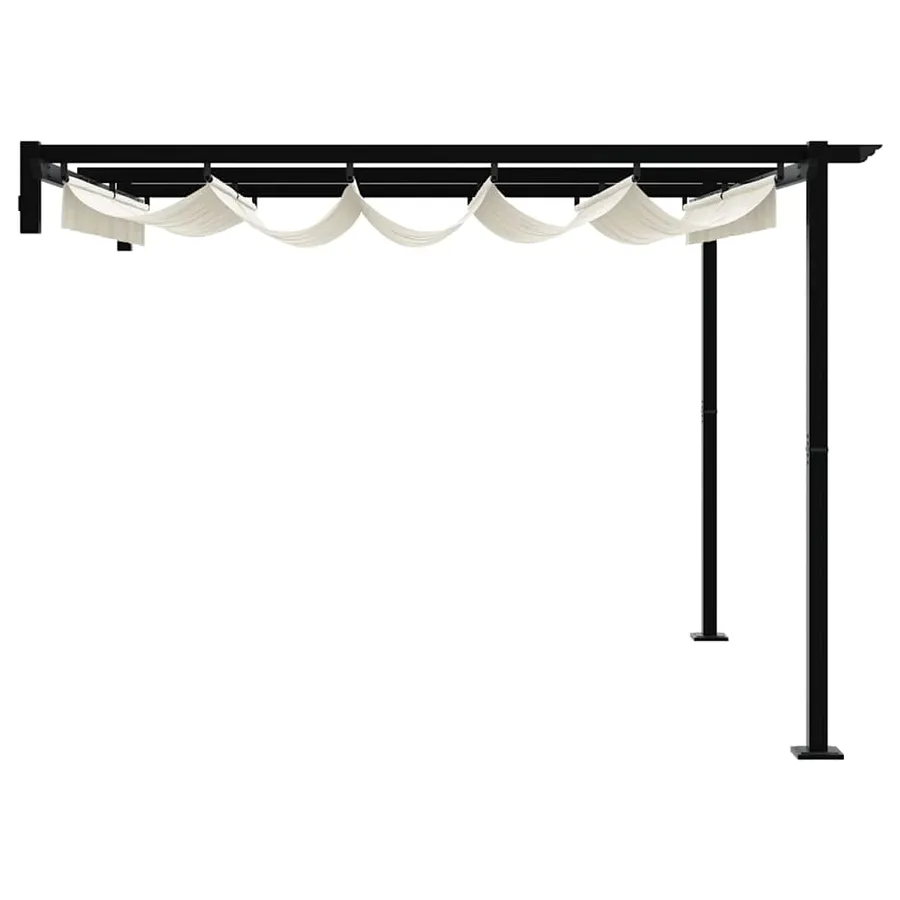 Pavillon 300 x 300 x 200 cm Crème Polyester - 5