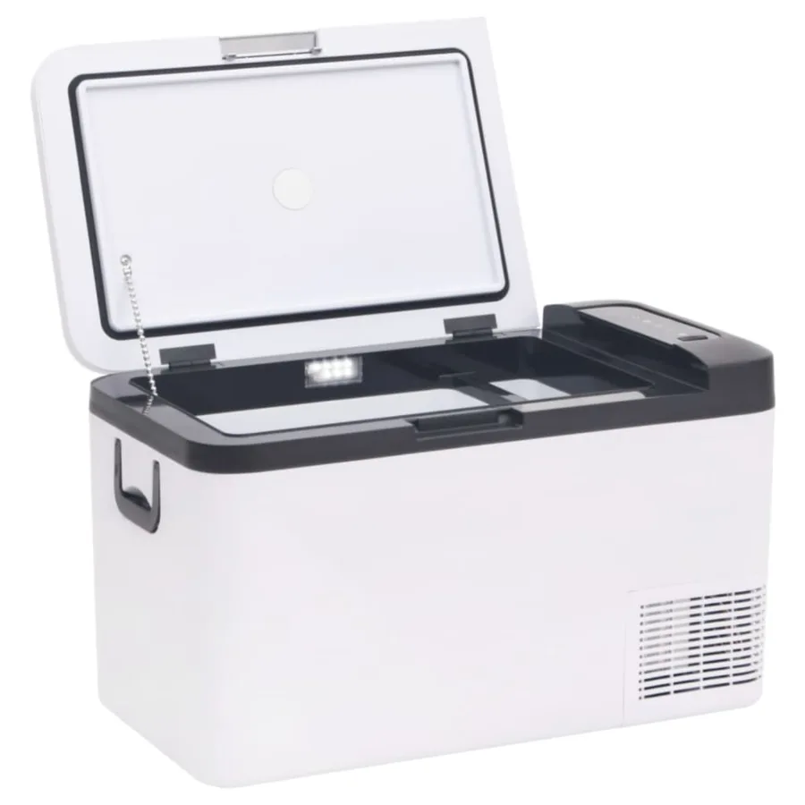 Glacière avec poignée et adaptateur noir et blanc 18 L PP et PE - 4