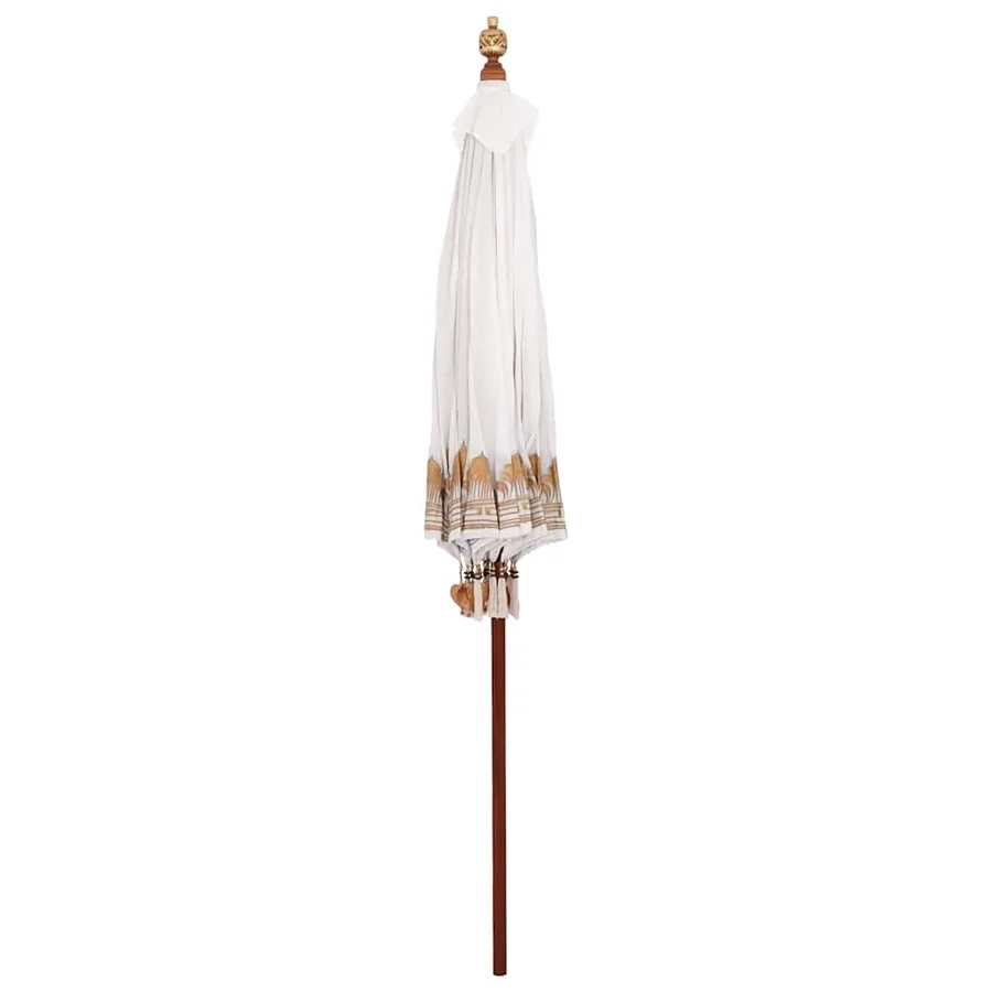 Parasol balinais Crème 215 x 215 x 260 cm - 4
