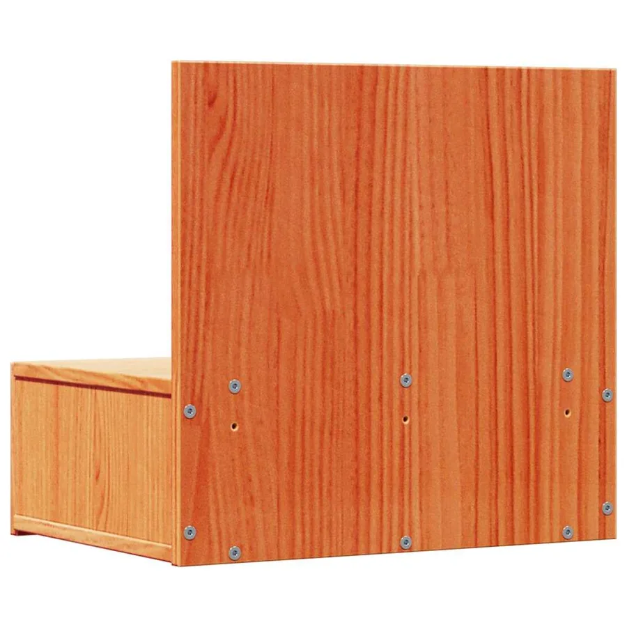 Table de chevet avec tiroir 2 pcs Brun cire 42 x 32,5 x 40 cm - 9