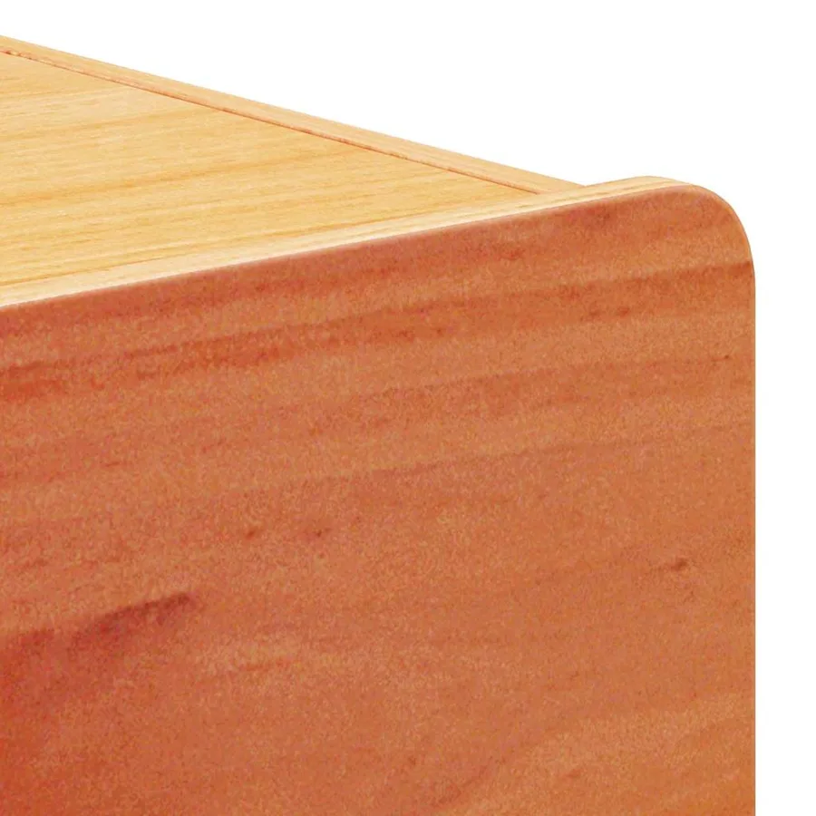 Table de chevet Brun cire 39 x 34 x 33 cm Bois de pin massif - 9