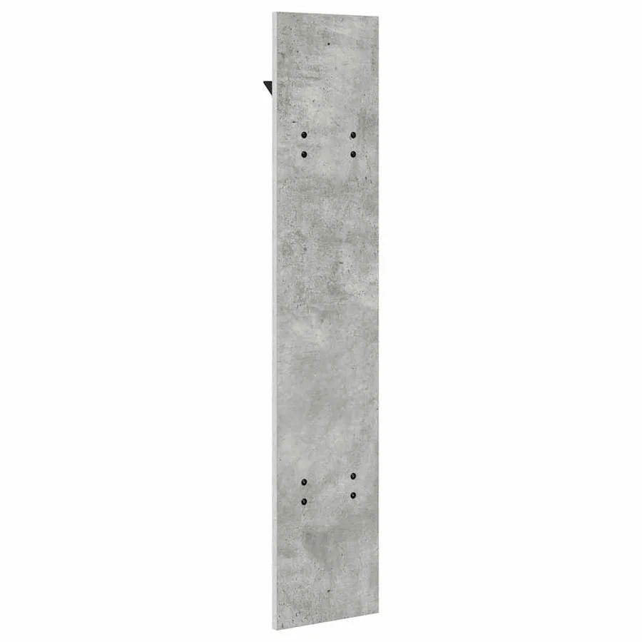 Porte-manteau mural Montage mural Gris béton 20 x 1,5 x 100 cm - 7