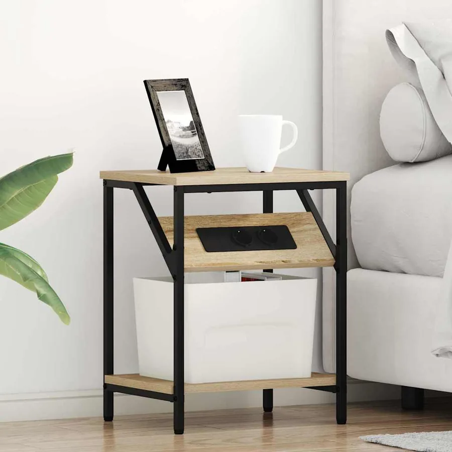 Cabinet de chevet Chêne Sonoma 38 x 30 x 48 cm