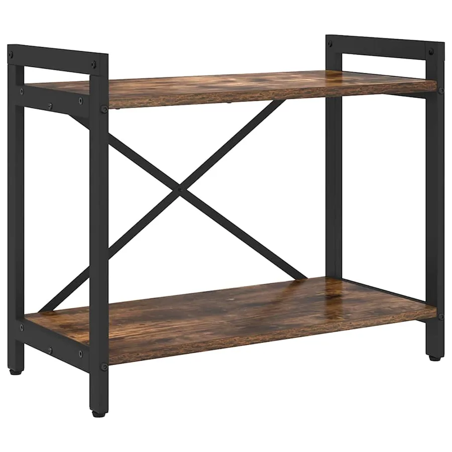Étagère Chêne fumé 60 x 30 x 50 cm Bois d'ingénierie - 2