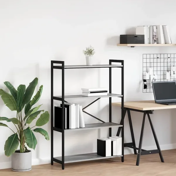 Étagère Sonoma gris 80 x 30 x 120 cm Bois d'ingénierie
