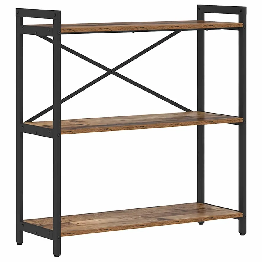 Étagère Bois ancien 80 x 30 x 85 cm Bois d'ingénierie - 2