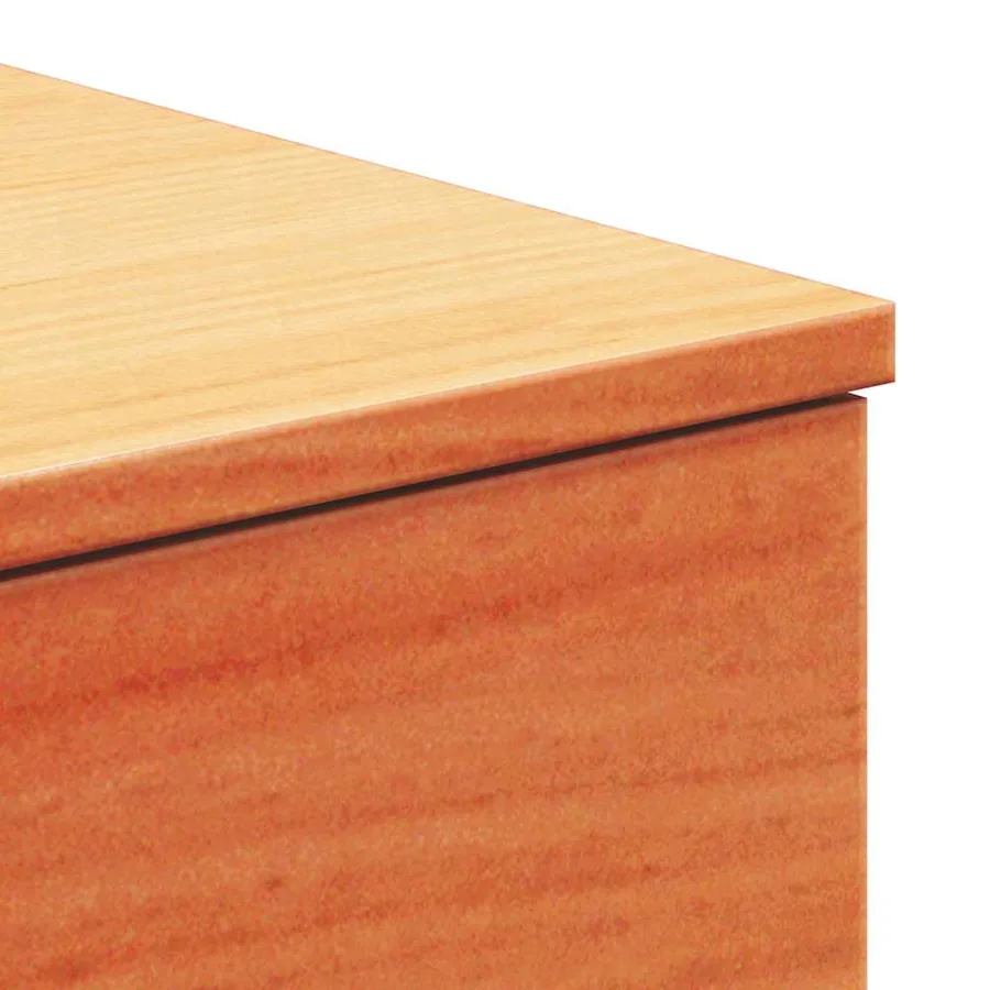 Table de chevet Brun cire 37 x 35 x 18,5 cm Bois massif en pin - 9