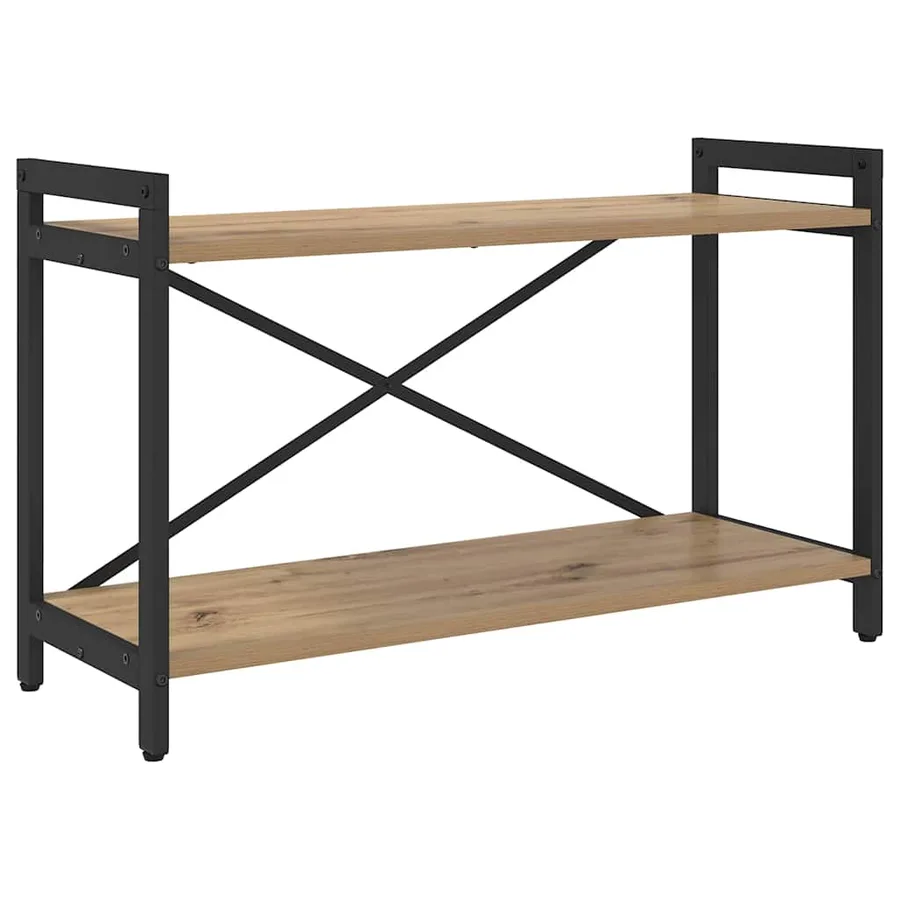 Étagère 80 x 30 x 50 cm Bois d'ingénierie Chêne artisanal - 2