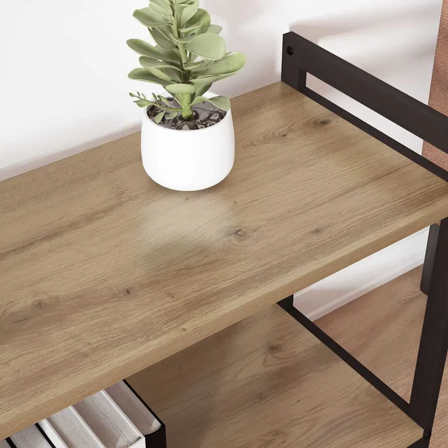 Étagère 80 x 30 x 50 cm Bois d'ingénierie Chêne artisanal - 4