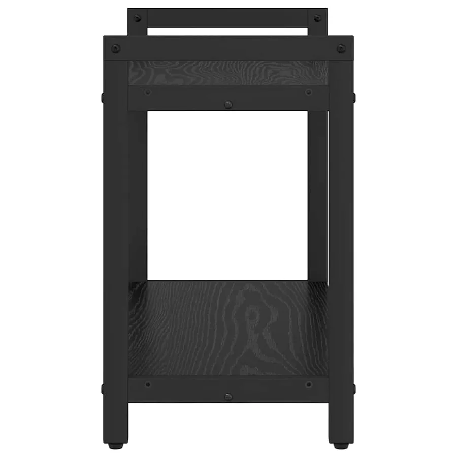 Étagère Chêne noir 60 x 30 x 50 cm Bois d'ingénierie - 6
