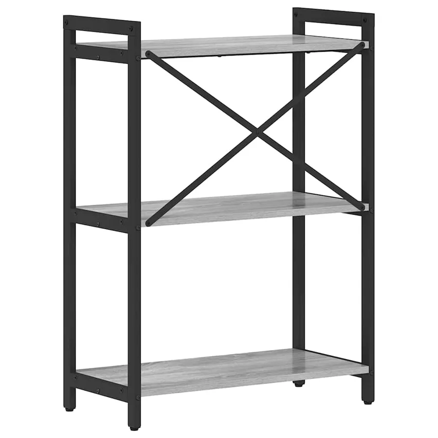 Étagère Sonoma gris 60 x 30 x 85 cm Bois d'ingénierie - 7