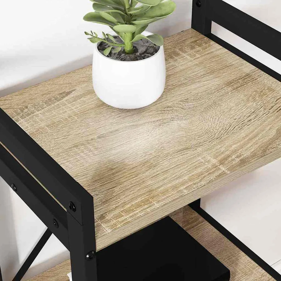 Étagère Chêne Sonoma 40 x 30 x 50 cm Bois d'ingénierie - 4