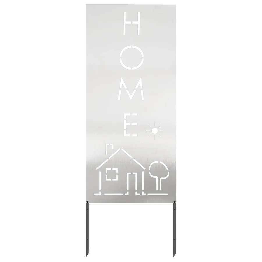 Écran de confidentialité de jardin Fretwork Argenté 50 x 140 cm - 2