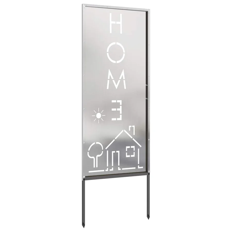 Écran de confidentialité de jardin Fretwork Argenté 50 x 140 cm - 6
