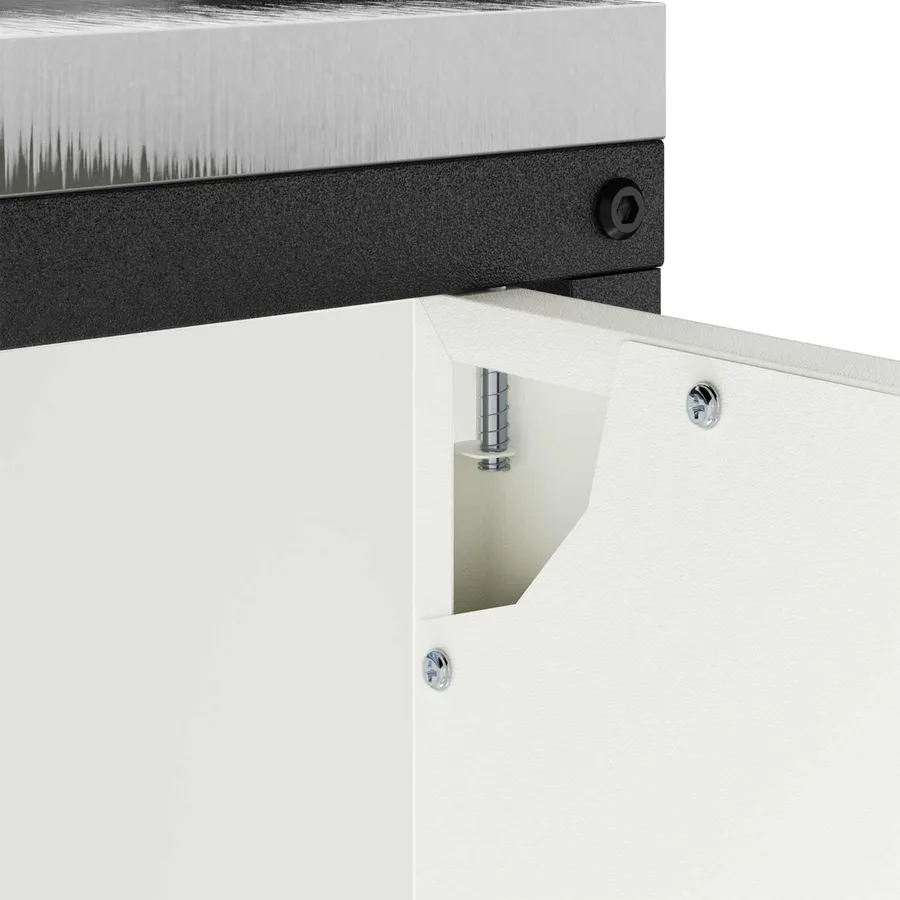 Rangement de cuisine HATTEM Blanc 60 x 50 x 92 cm Acier - 10