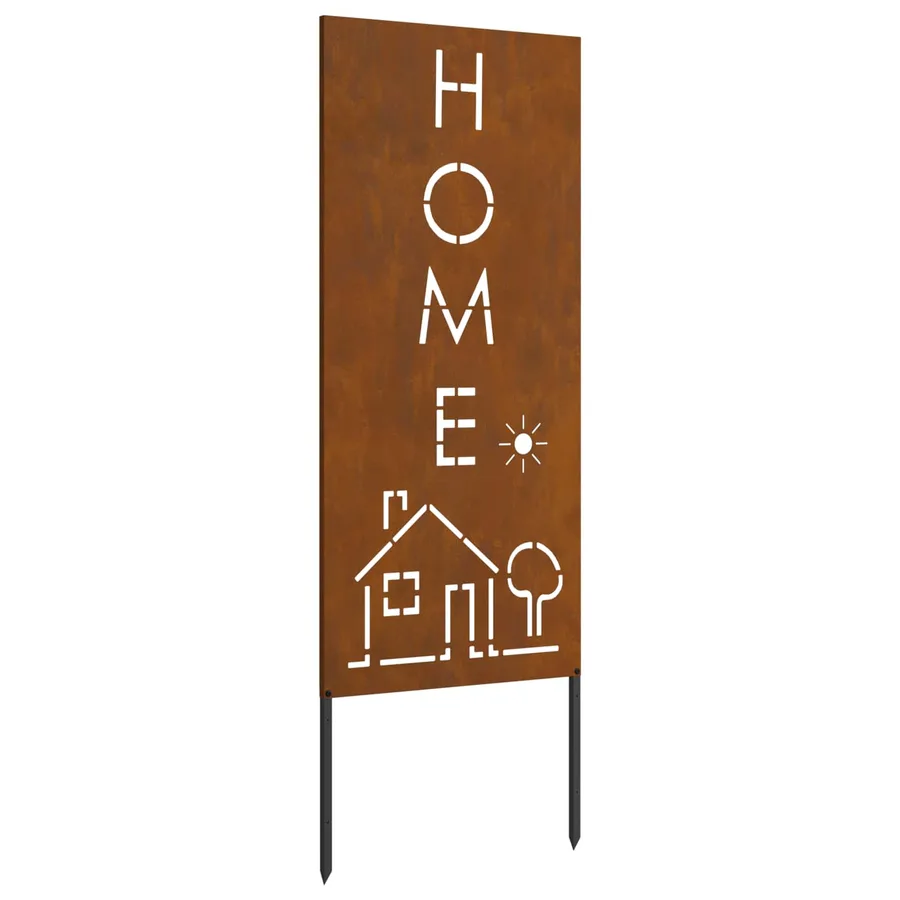 Écran de confidentialité de jardin Fretwork Rouillé 50 x 140 cm - 2